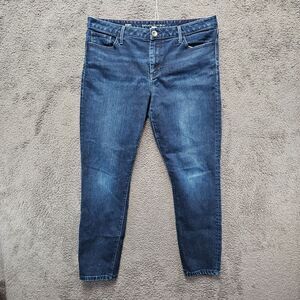 Banana Republic‎ Skinny Jeans Women Size 32 Blue Denim Mid Rise
